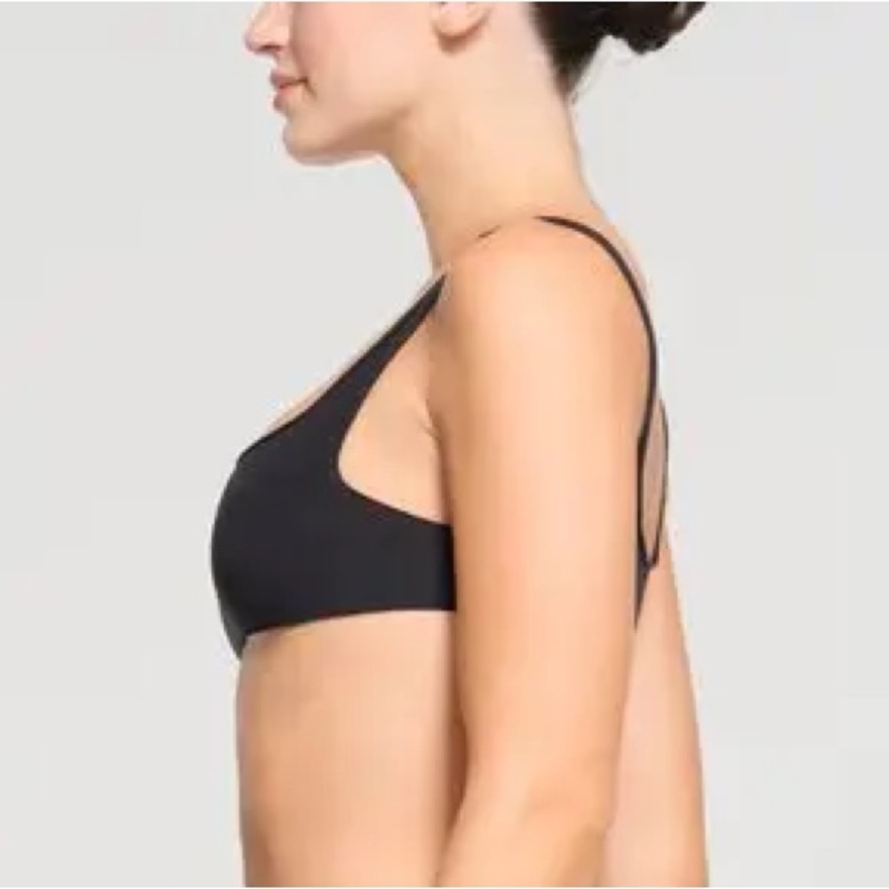 Raw Edge Micro Scoop Bralette - Picture 2 of 5